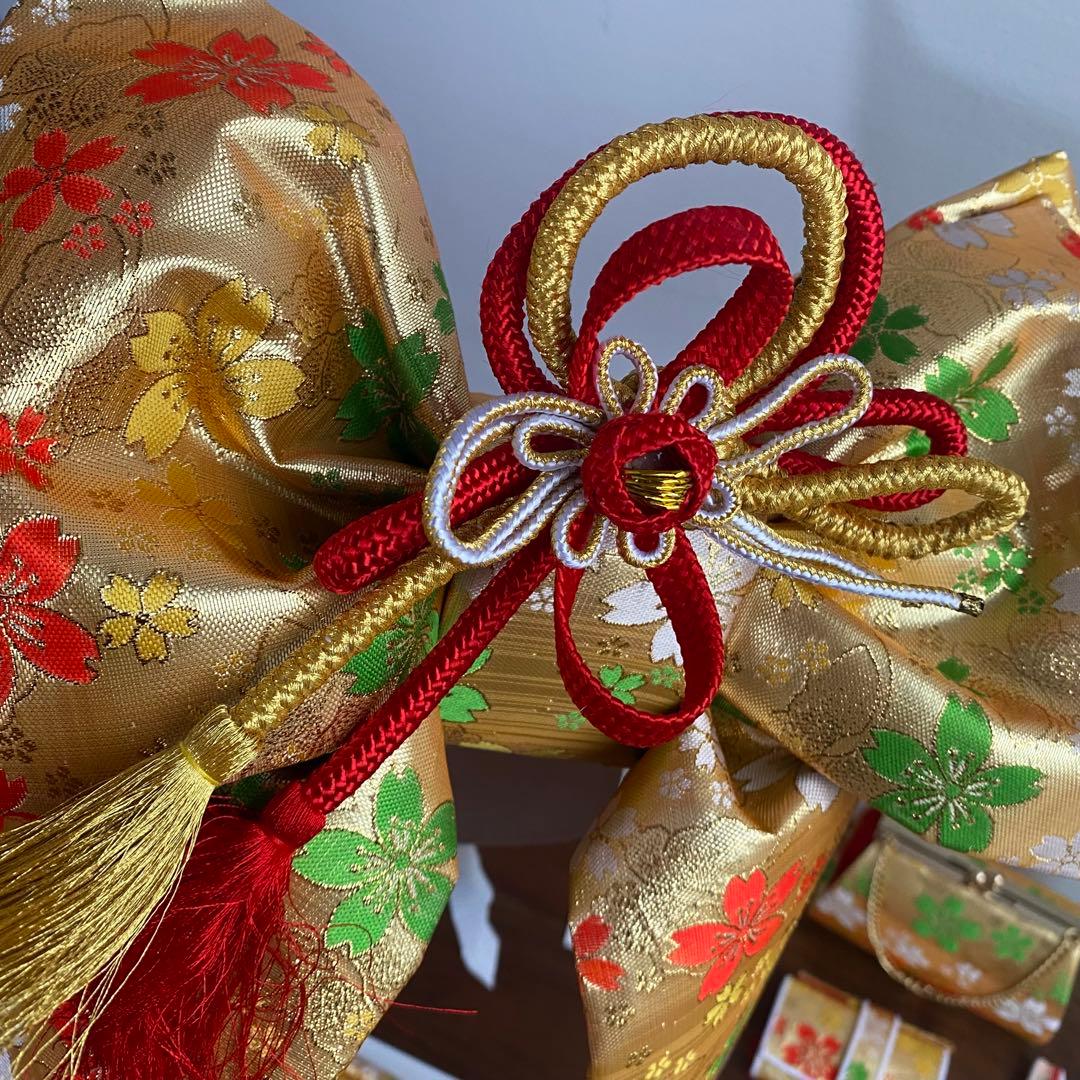 七五三　7歳　作り帯　はこせこ　セット