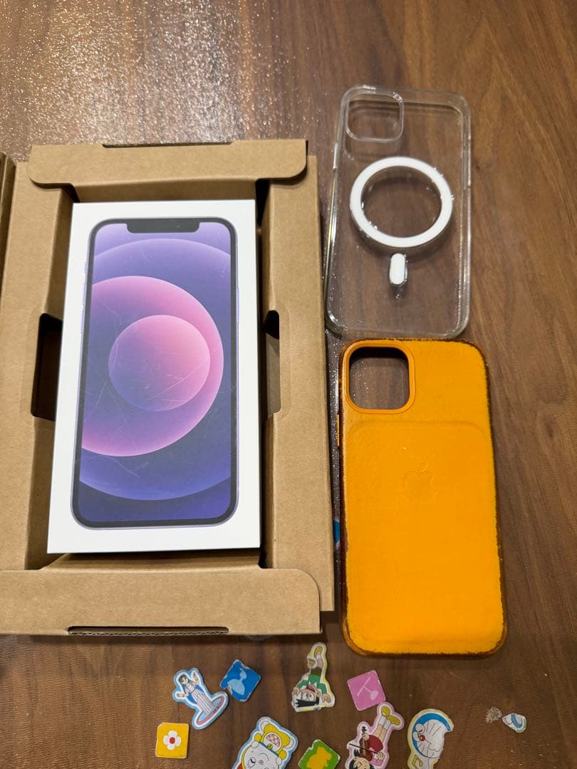 Apple iPhone 12 パープル　64GB 本体とケース+α付き