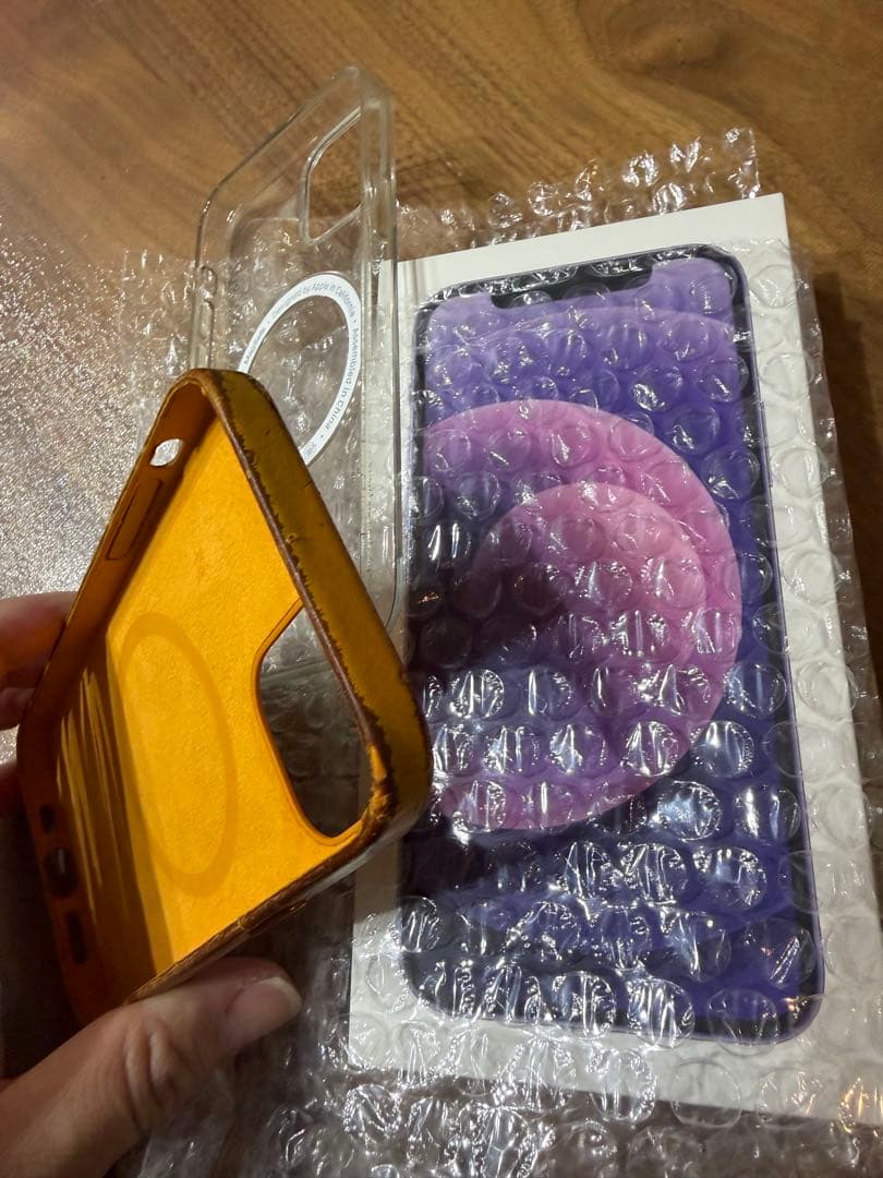 Apple iPhone 12 パープル　64GB 本体とケース+α付き