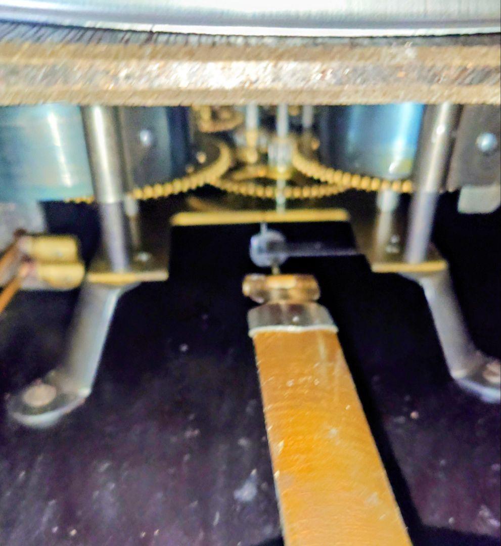 〈完動・美品〉SEIKO　21日巻き箱型ゼンマイ振り子時計　昭和レトロ古時計