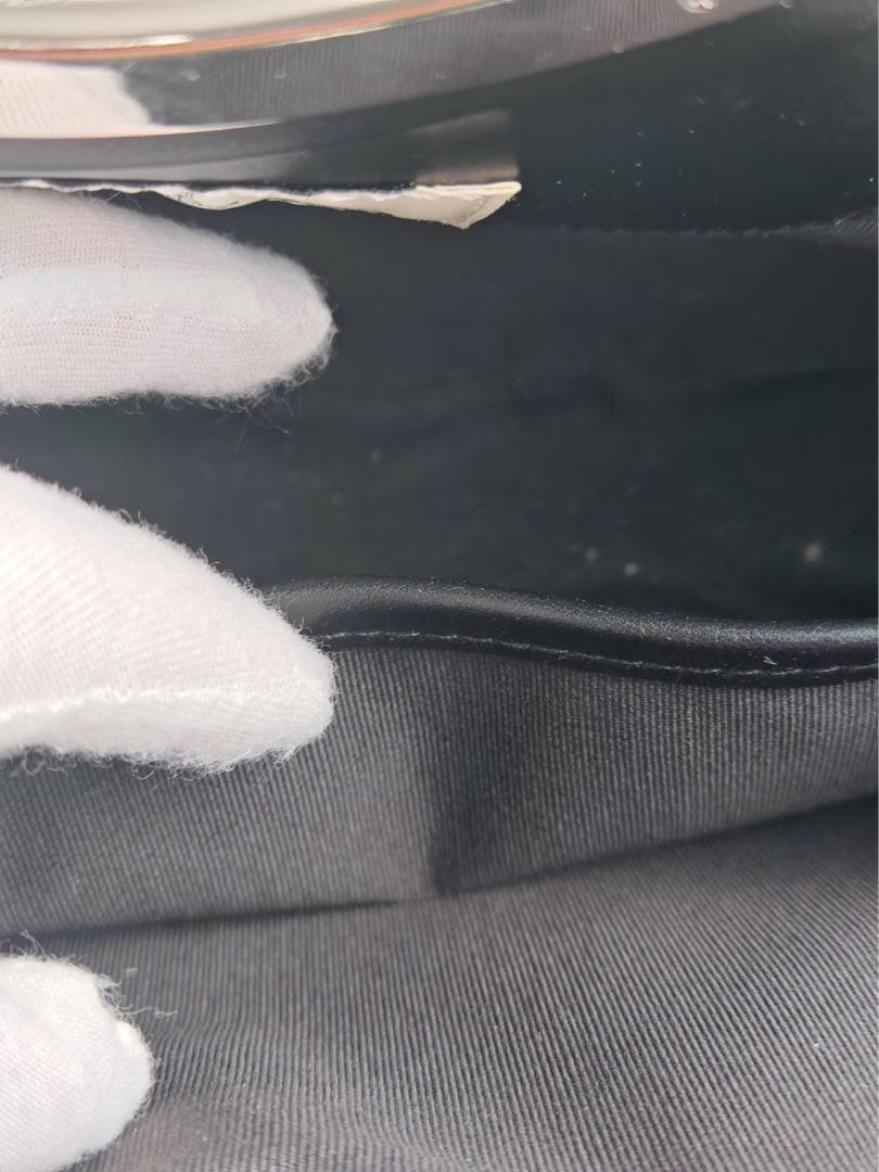 Vivienne Westwood ハンドバッグブラックチェーンチャーム付き美品