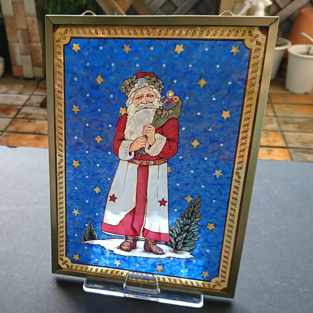 新品クリスマス ステンドグラス Kris Kringle グラスマスターズ社