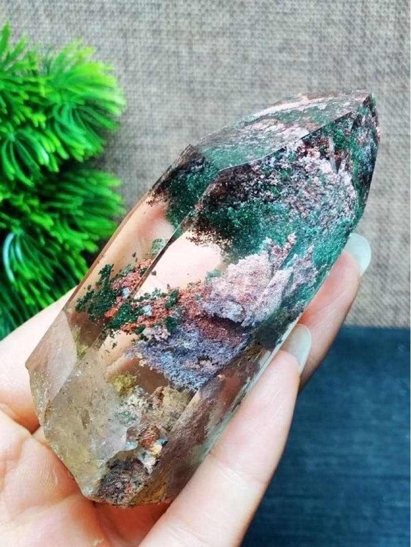 ⭐︎【極上品】天然 ガーデン クォーツ 置物 152g