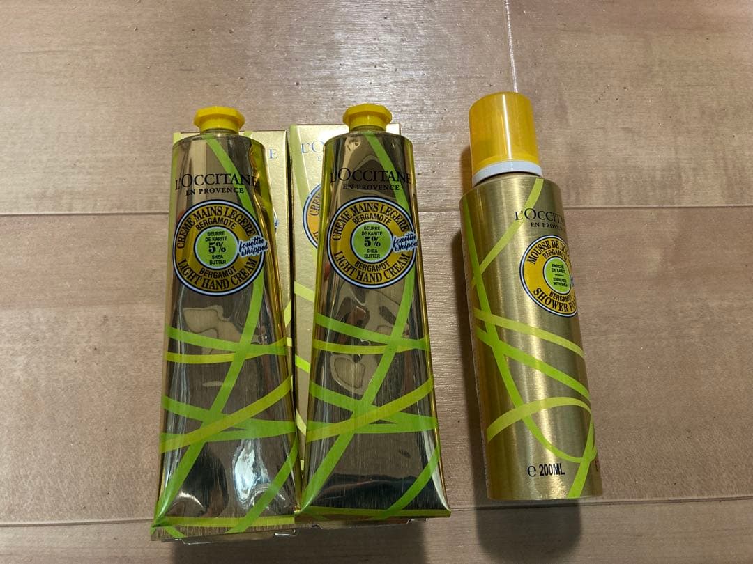 ロクシタン　アールグレイ　150ML ハンドクリーム　シャワーホイップ