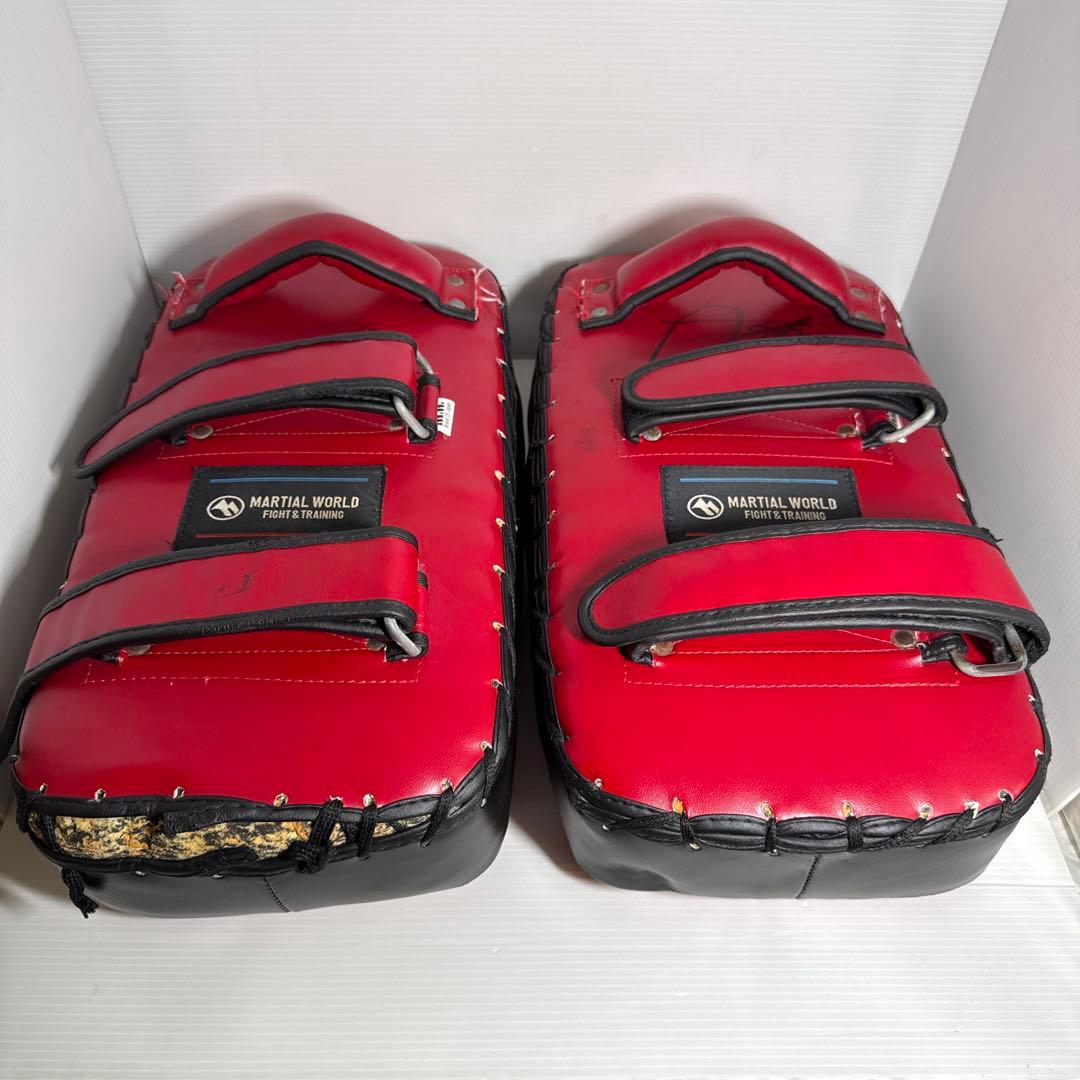 朝倉未来&海 直筆サイン入り パンチングミット&キックミット 2点セット