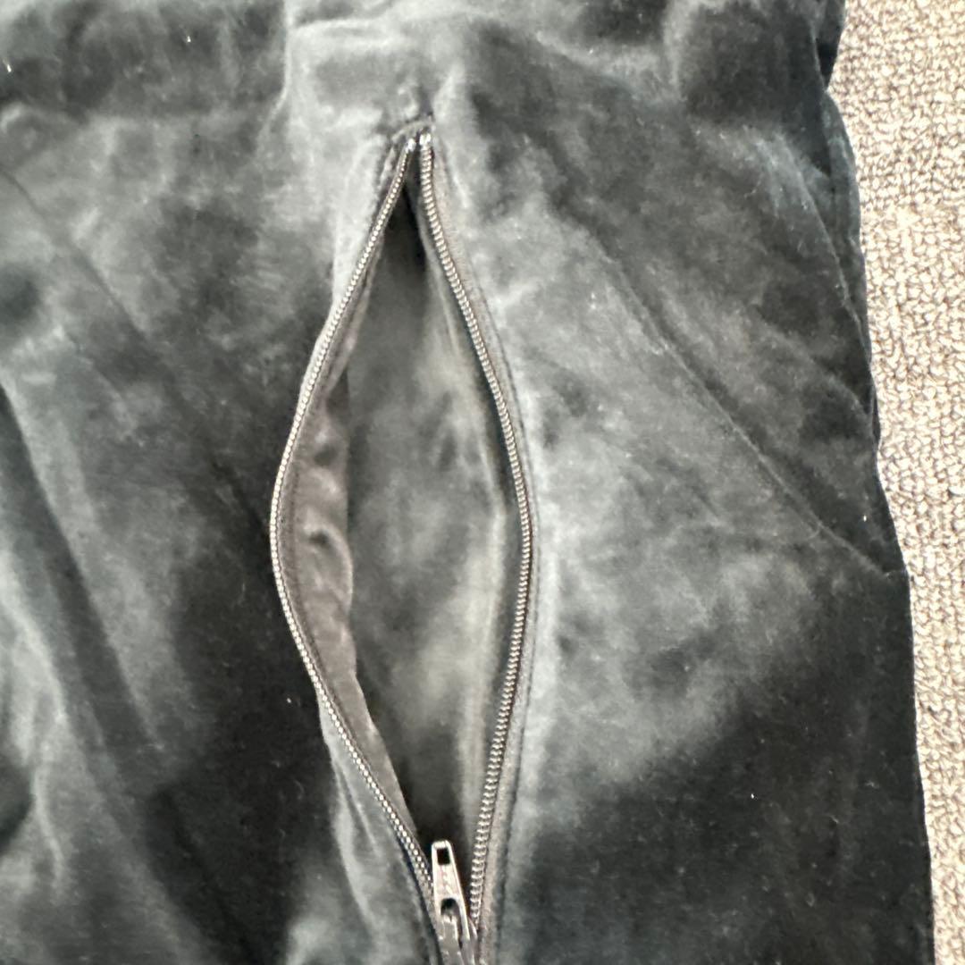 【新品】adidas ベルベット トラックジャケット 黒 S ベロアAO3567