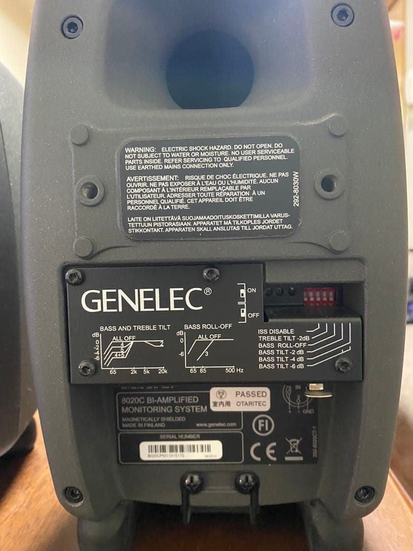 GENELEC 8020C スピーカー　DAW