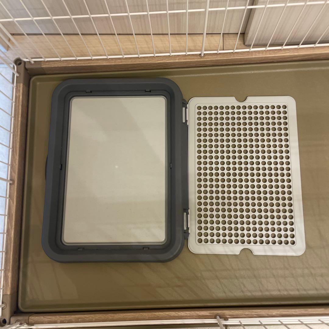 ⭐️トイレ付き⭐️アイリスオーヤマ ウッディサークル 犬用ケージ 幅97.5cm