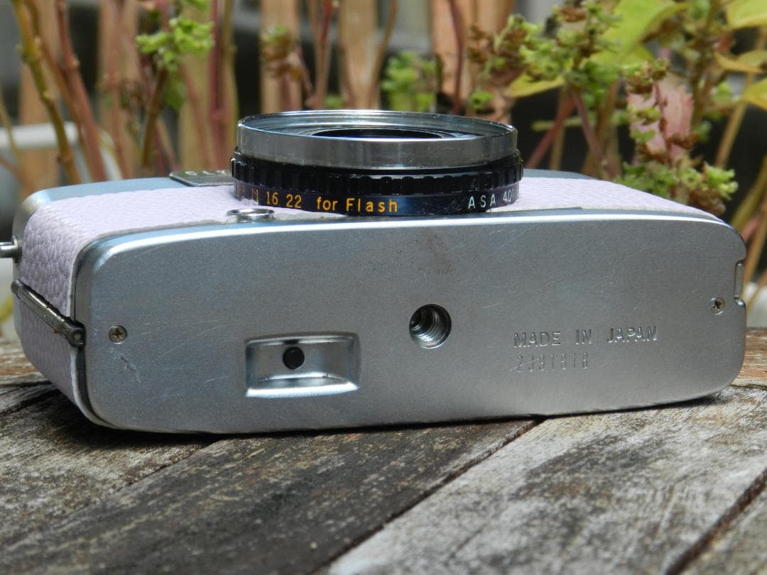 極美品　OLYMPUS PEN EE-2 紫 オリジナル　ハーフフレイムカメラ