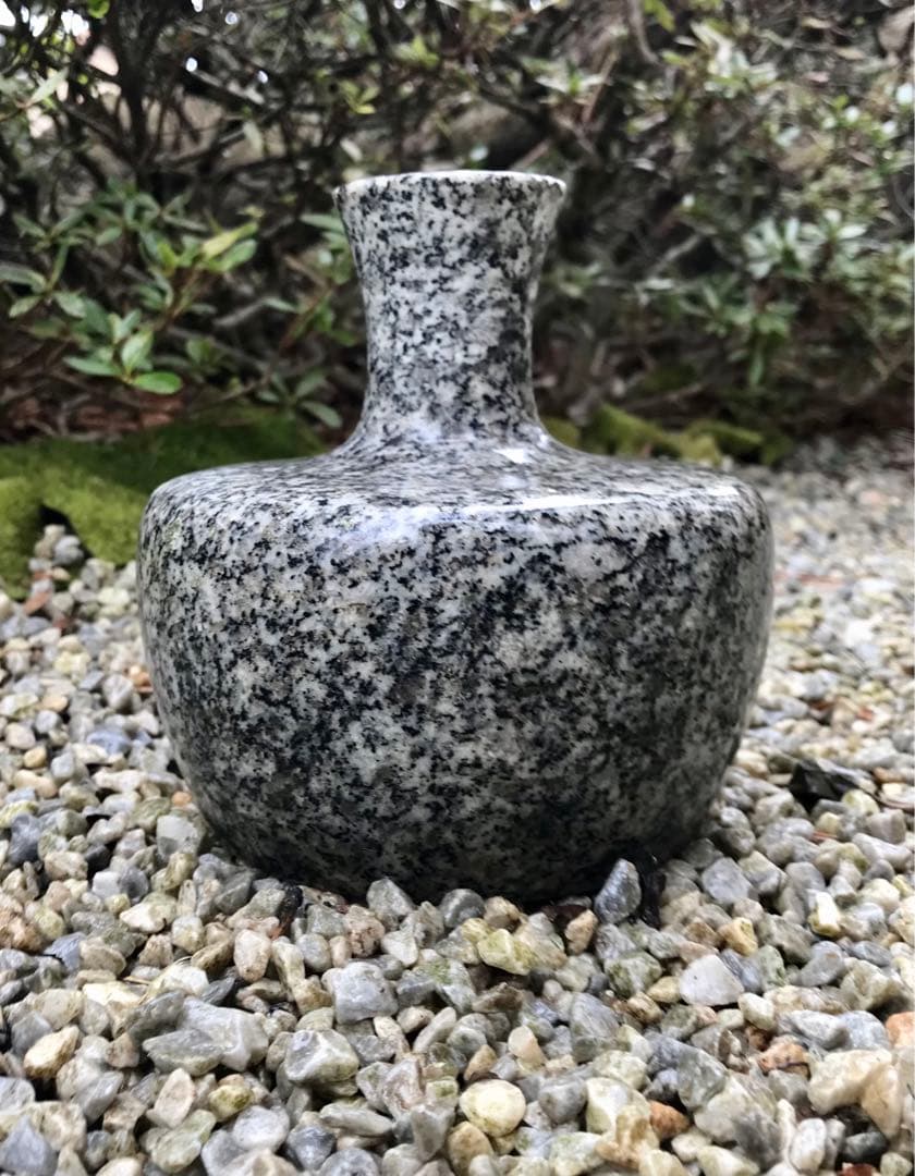 【御影石宝珠・関守石・オブジェ】庭石・置物・ガーデニング