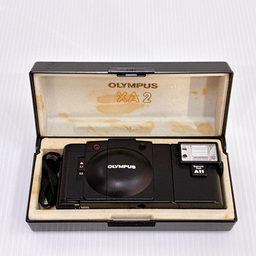 EZ-010【完動 美品】OLYMPUS XA2/A11 ケース付