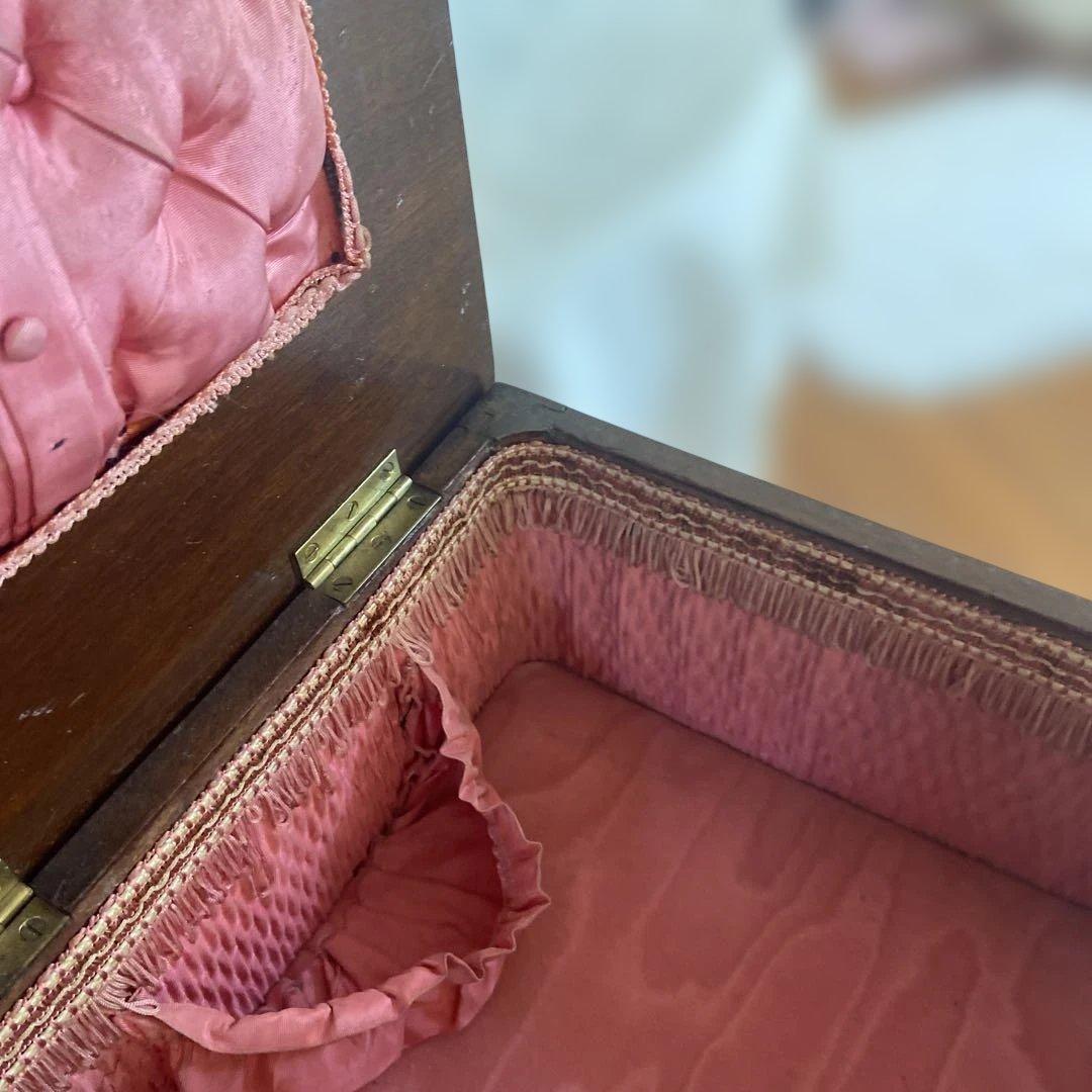 アンティークソーイングボックス小ぶり