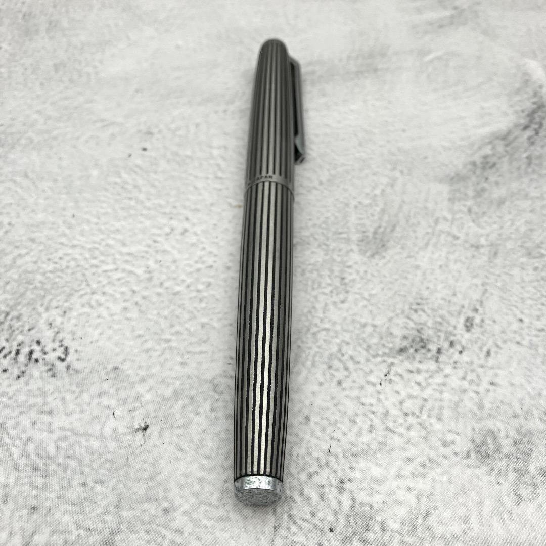 希少品 PILOT パイロット カスタムストライプ 万年筆 ペン先F