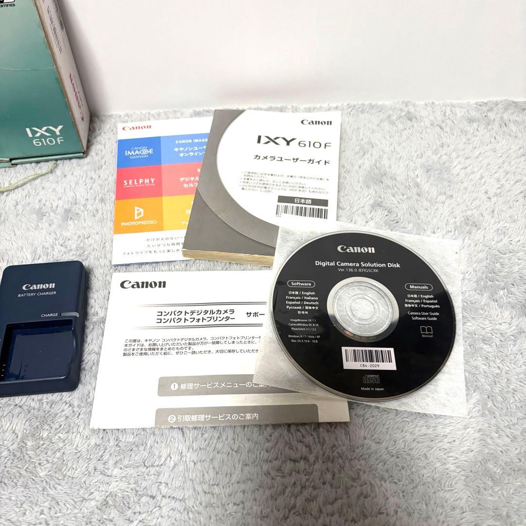 【動作確認済】Canon IXY610F コンパクトデジタルカメラ 付属品あり