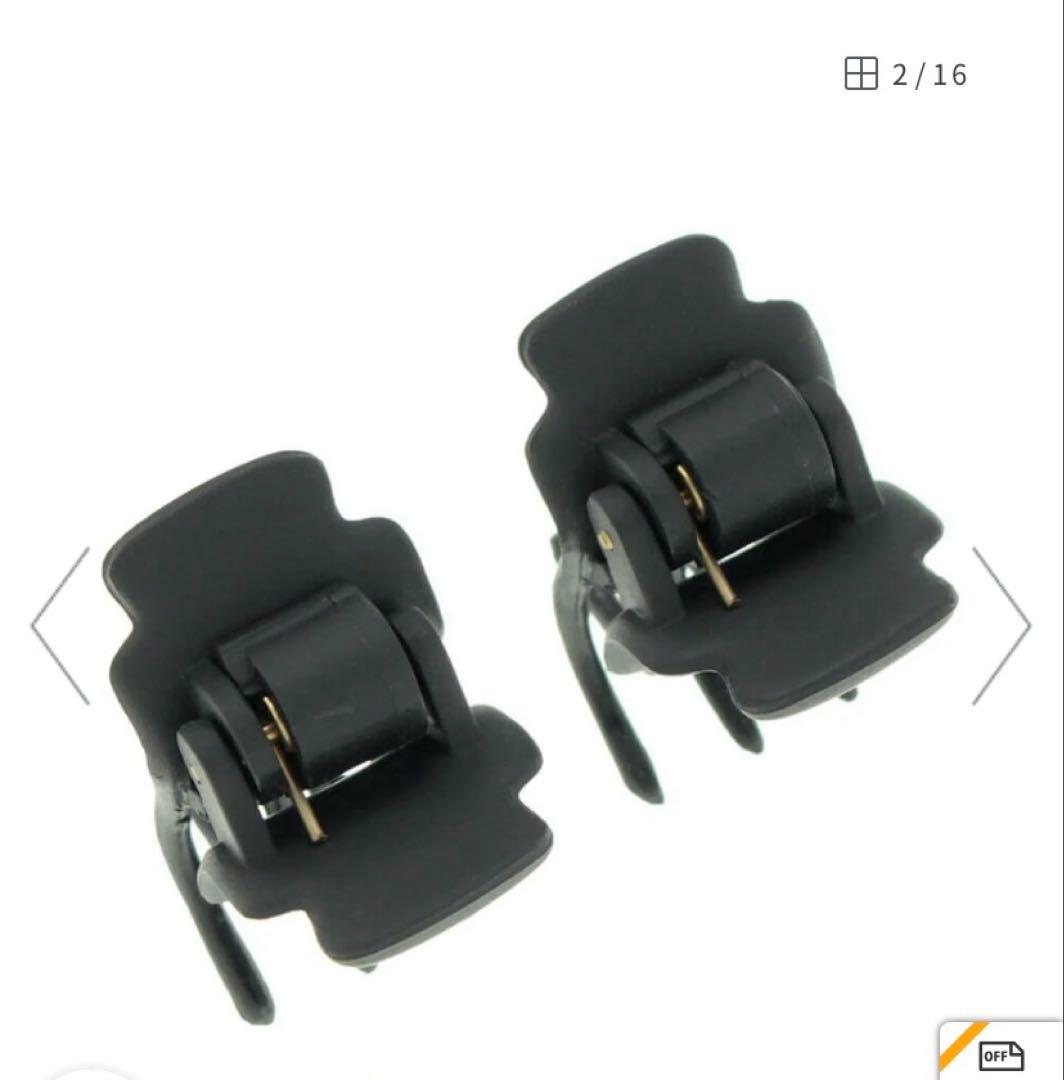 コンプレックスビズComplex Biz　スーパークリップ 黒４個ブラウン２個