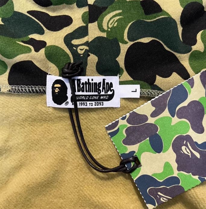 A Bathing Ape カモフラージュ シャークパーカー L