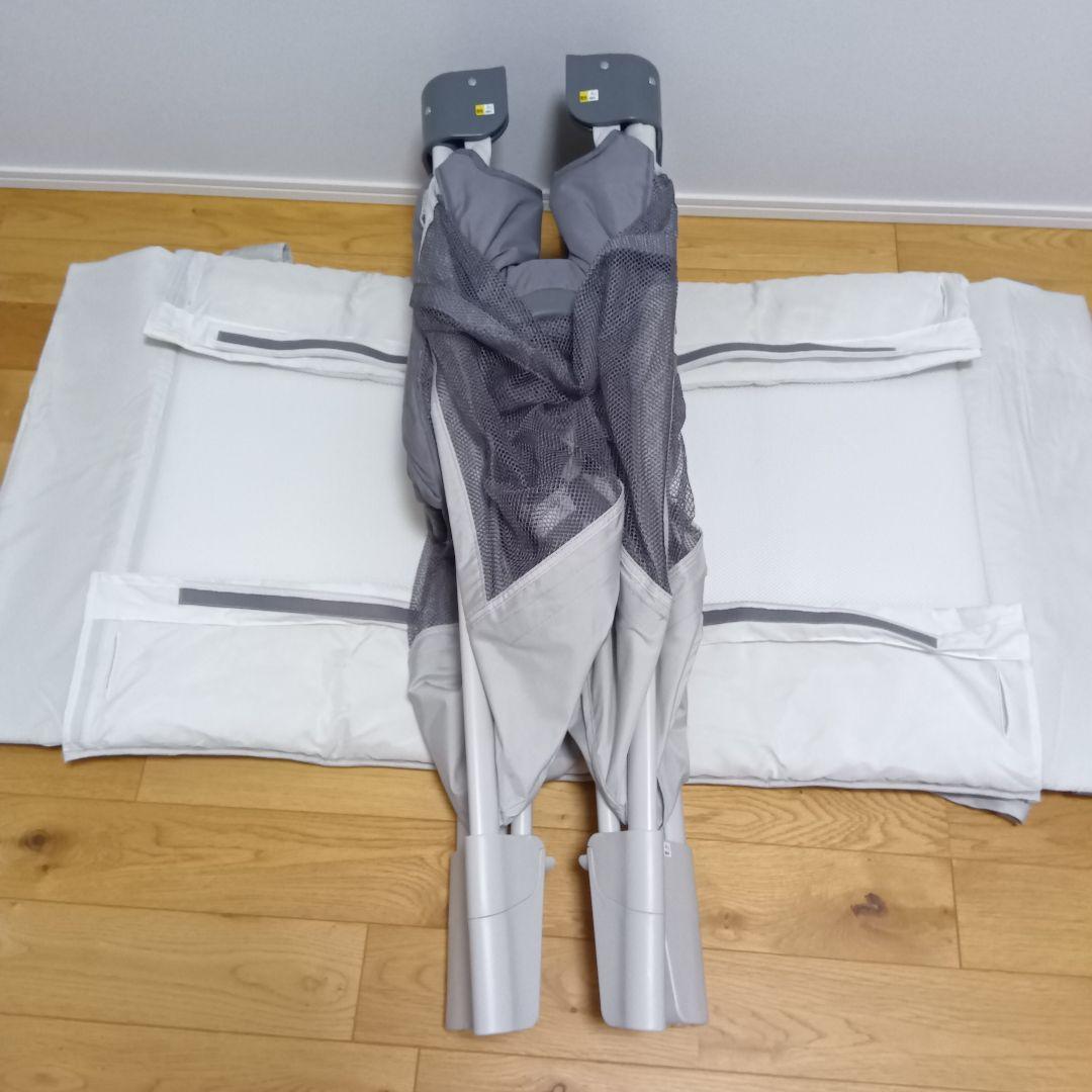 Aprica アップリカ ココネルエアーAB グレーベア ポータブルベビーベッド