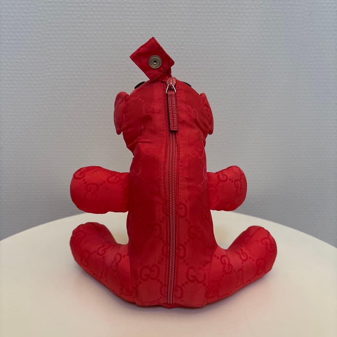 GUCCI グッチ エコバッグ テディベア トートバッグ ナイロン GG柄ピンク
