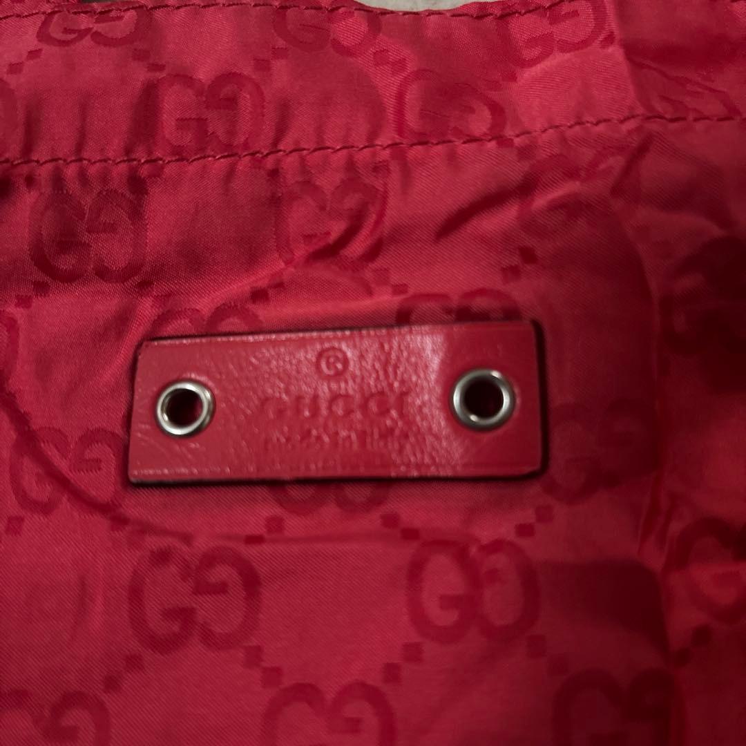 GUCCI グッチ エコバッグ テディベア トートバッグ ナイロン GG柄ピンク