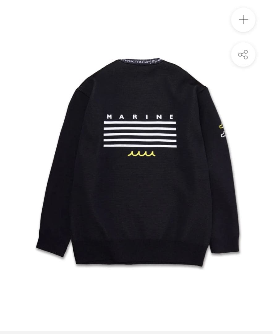 muta MARINE ムータマリン ジャガード クルーネックプルオーバー