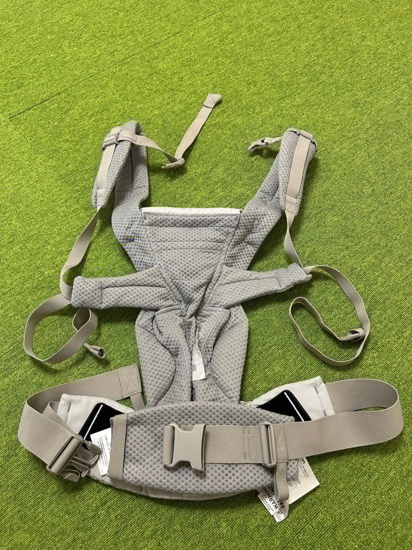 クリーニング済 エルゴベビー エルゴ 抱っこ紐 オムニブリーズ パールグレー