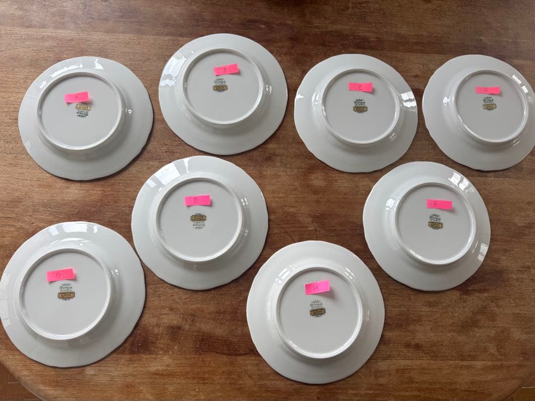 リチャードジノリ　イタリアンフルーツ　デザートプレートA