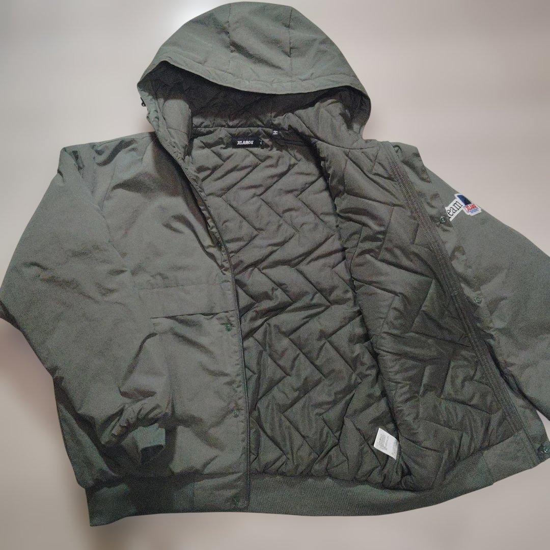 【希少XLサイズ】XLARGE エクストララージナイロンパファージャケット