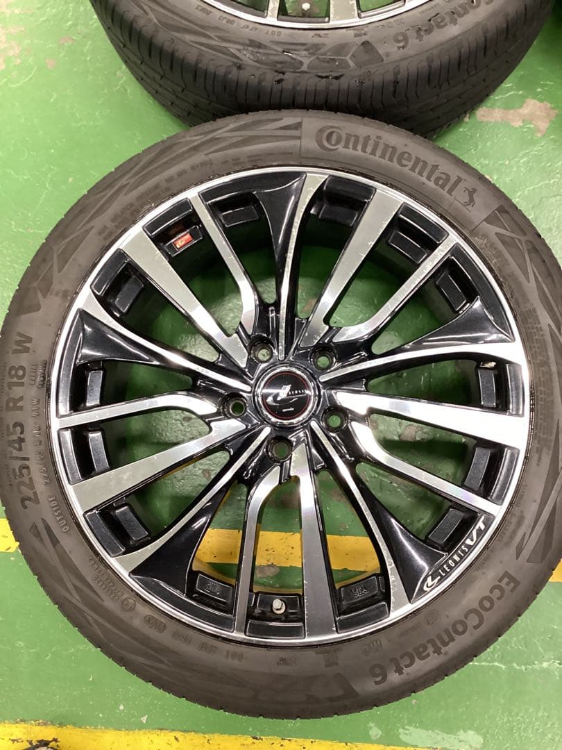 清道　中古レオニスVT 18インチセット　レヴォーグ、オデッセイ等