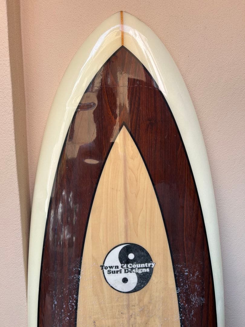 か*こ様 タウカン グレンパングシェイプ 小波用サーフボード 5'4\" トライフ