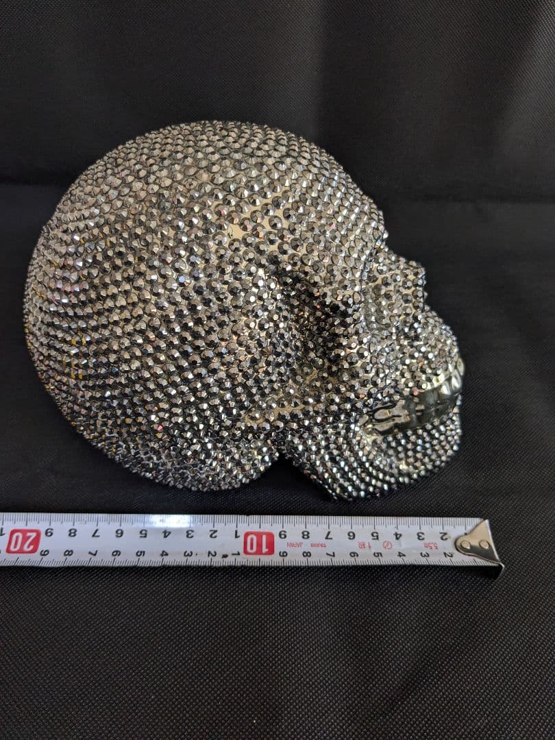 KARE ドクロ スカル ラインストーン ヴィンテージ 置物 貯金箱