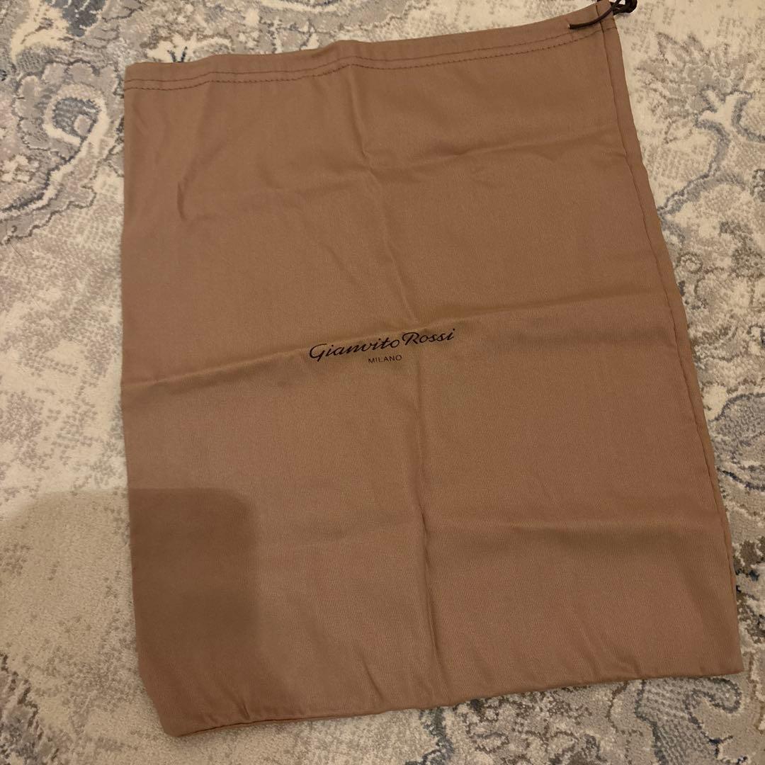 真*理様 ジャンヴィトロッシ　ビジューフラットパンプス36 スエード　ヒールパン