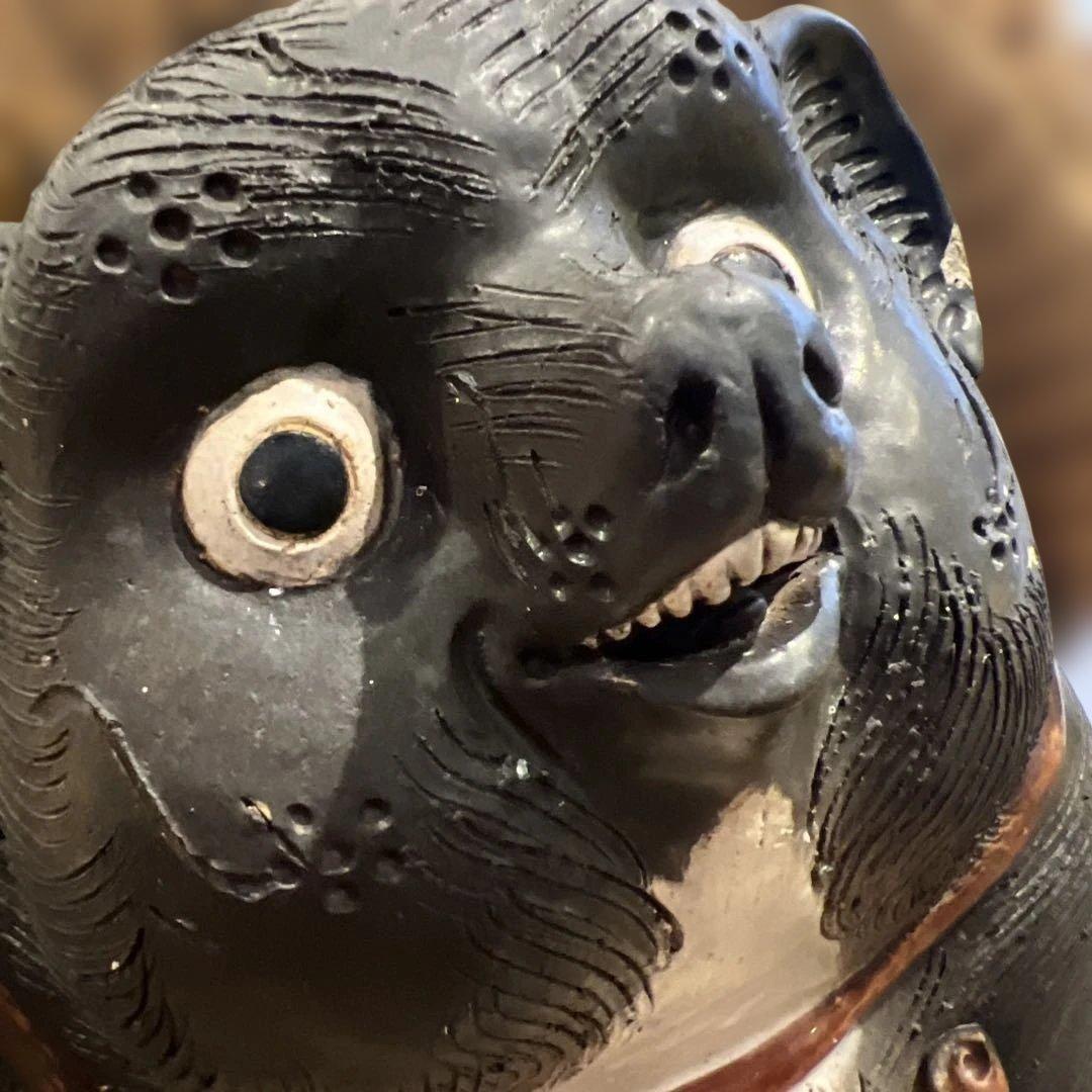 【 縁起物 】 信楽焼／たぬきの置物／他抜き／昭和レトロ／