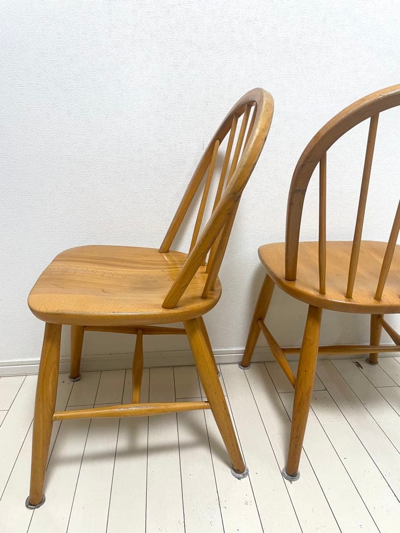 ヴィンテージ　飛騨産業ウインザーチェア 　キツツキ　美品 2脚セット
