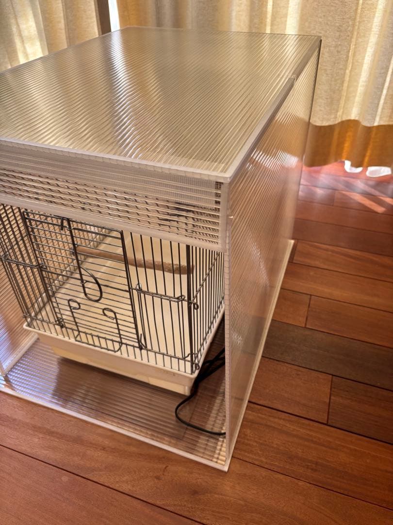 【オーダーメード】鳥かご鳥ゲージ鳥ケージ保温カバー、保温ケース　アクリル