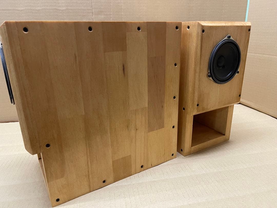 バックロードホーン9.2cmユニット搭載自作スピーカー