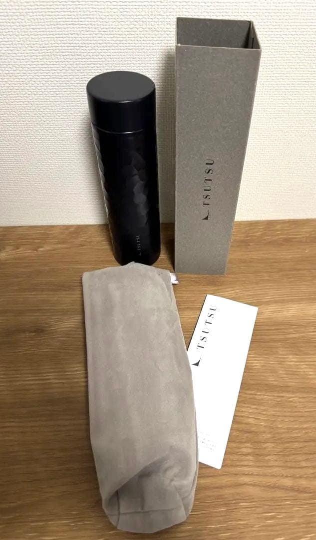 TSUTSU ステンレタンブラー 270ml ボロノイブラック　水筒