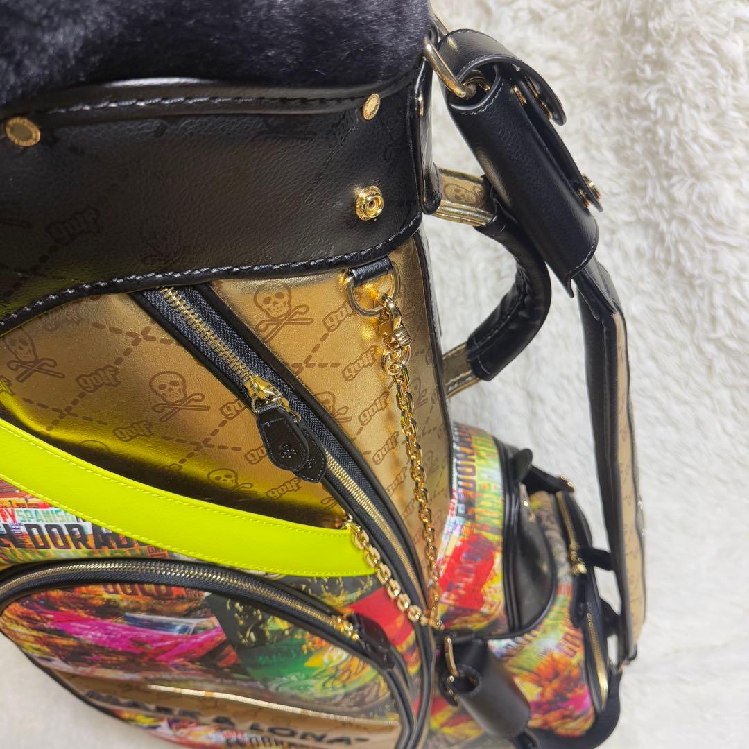 【マークアンドロナ】極美品 キャディバック 木村拓哉 総柄 2023