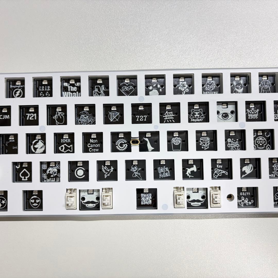 Wooting 60HE v2 Module 分割スペースバー