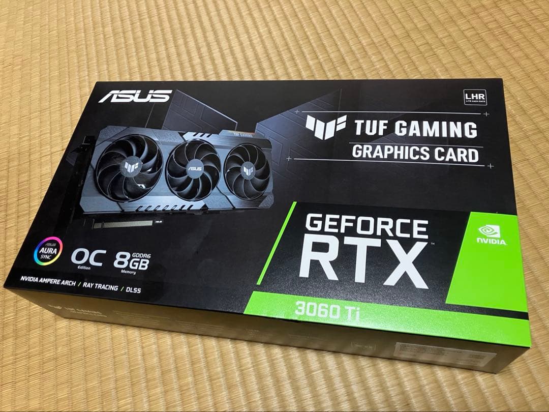 グラフィックボード・グラボ・ビデオカード ASUS TUF Gaming GeForce RTX3060Ti OC 8GB