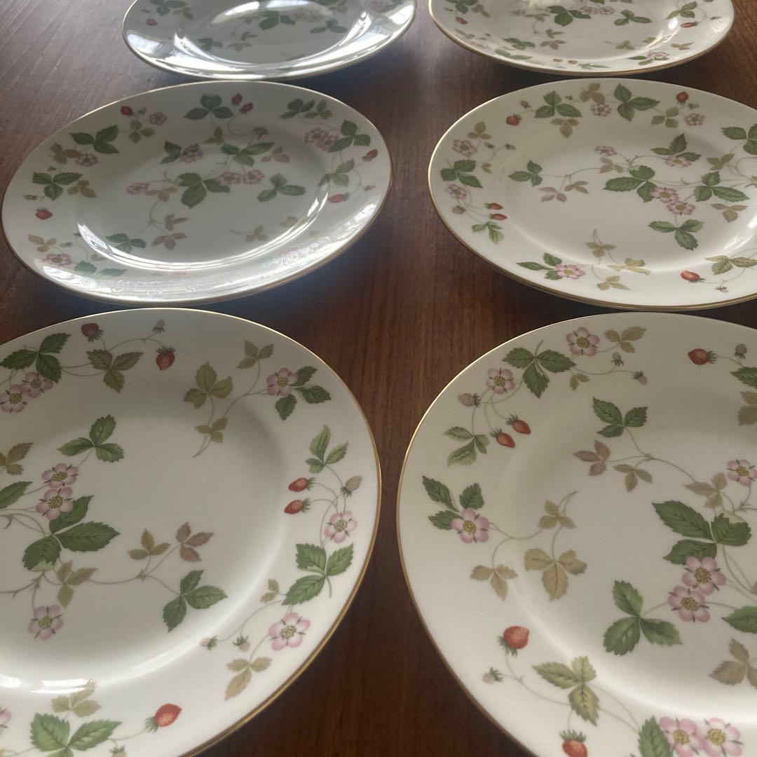 WEDGEWOOD ワイルドストロベリー20cm ６枚