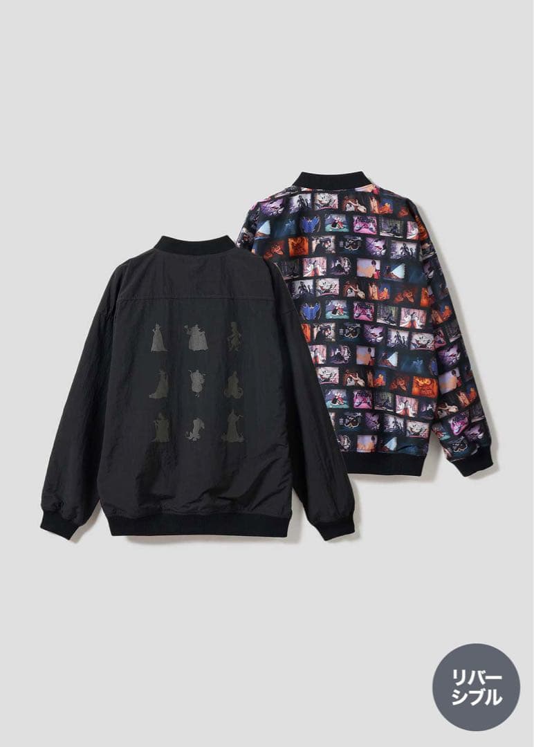 M グラニフ　ディズニー ヴィランズ リバーシブル ブルゾンＭ　新品タグ付