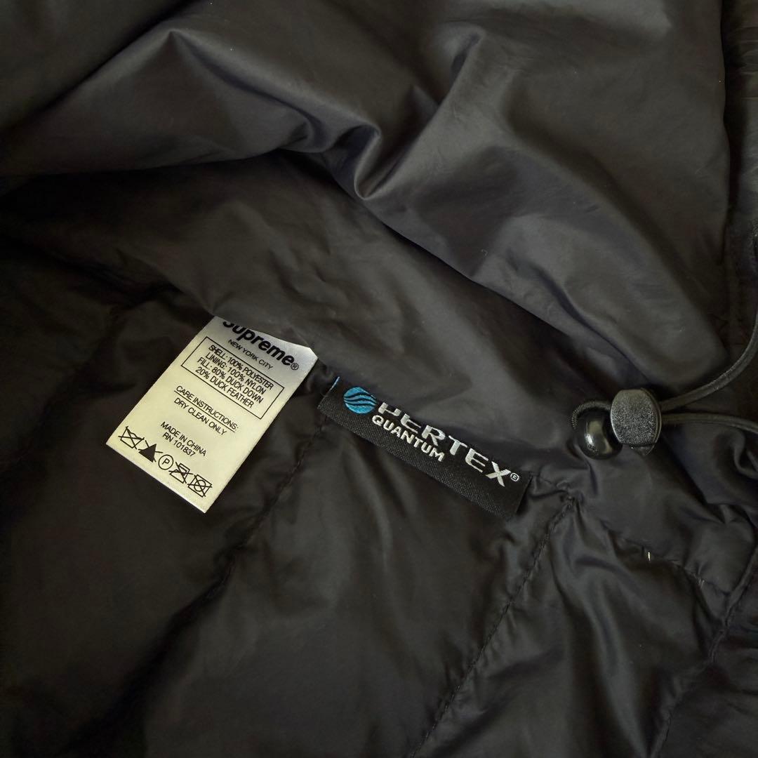 正規品　supreme シュプリーム マイクロダウンジャケット 黒 S〜M相当
