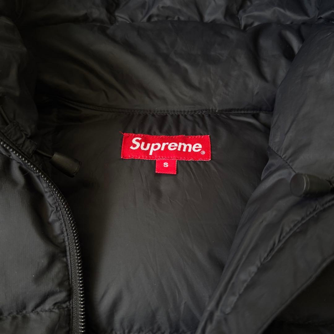 正規品　supreme シュプリーム マイクロダウンジャケット 黒 S〜M相当
