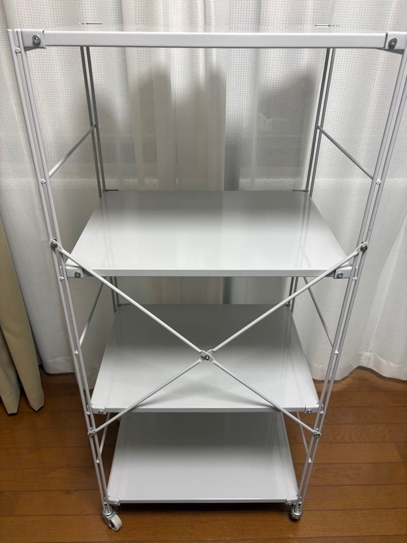 【無印良品】スチールユニットシェルフ　グレー