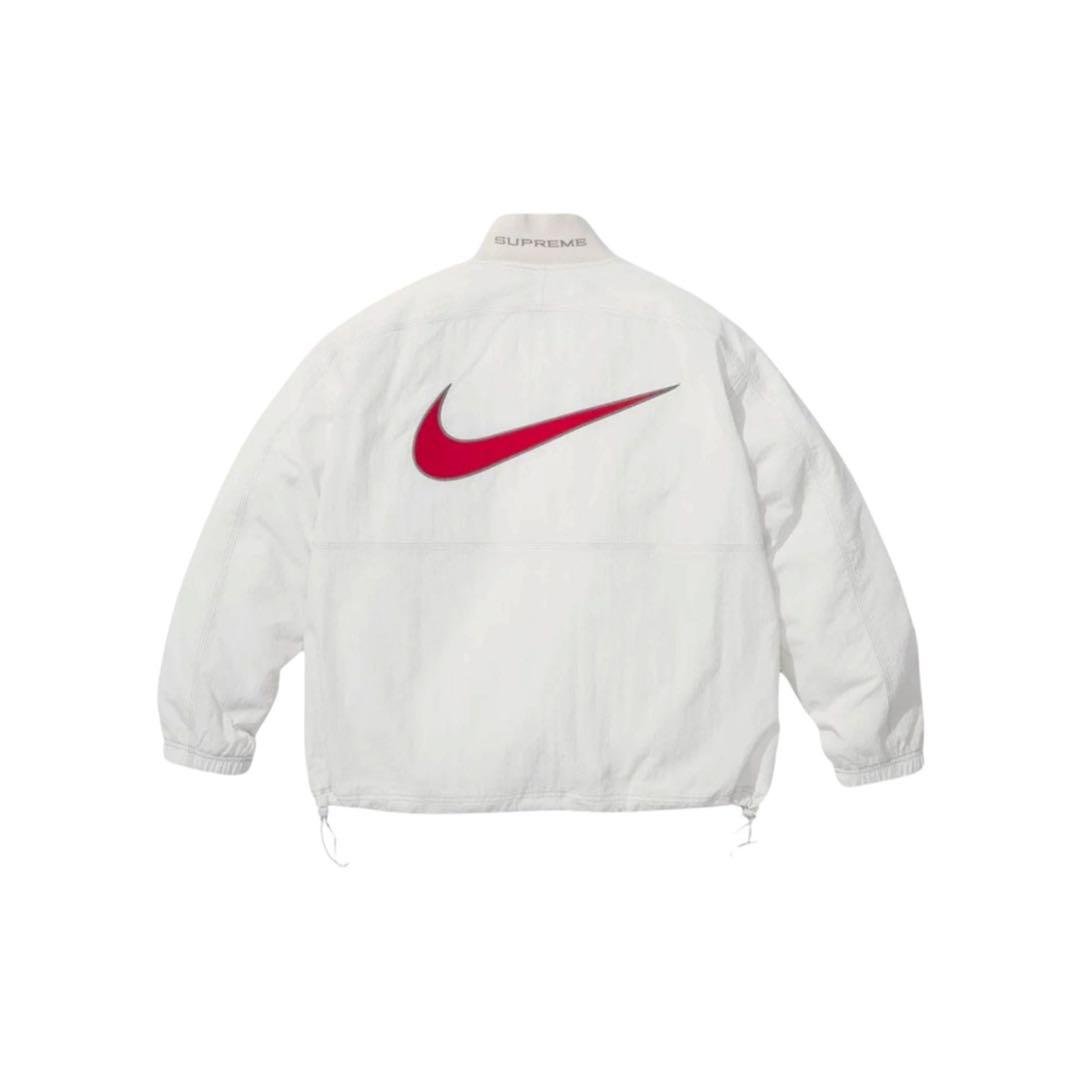 Nike×supremeハーフジップジャケット ホワイト