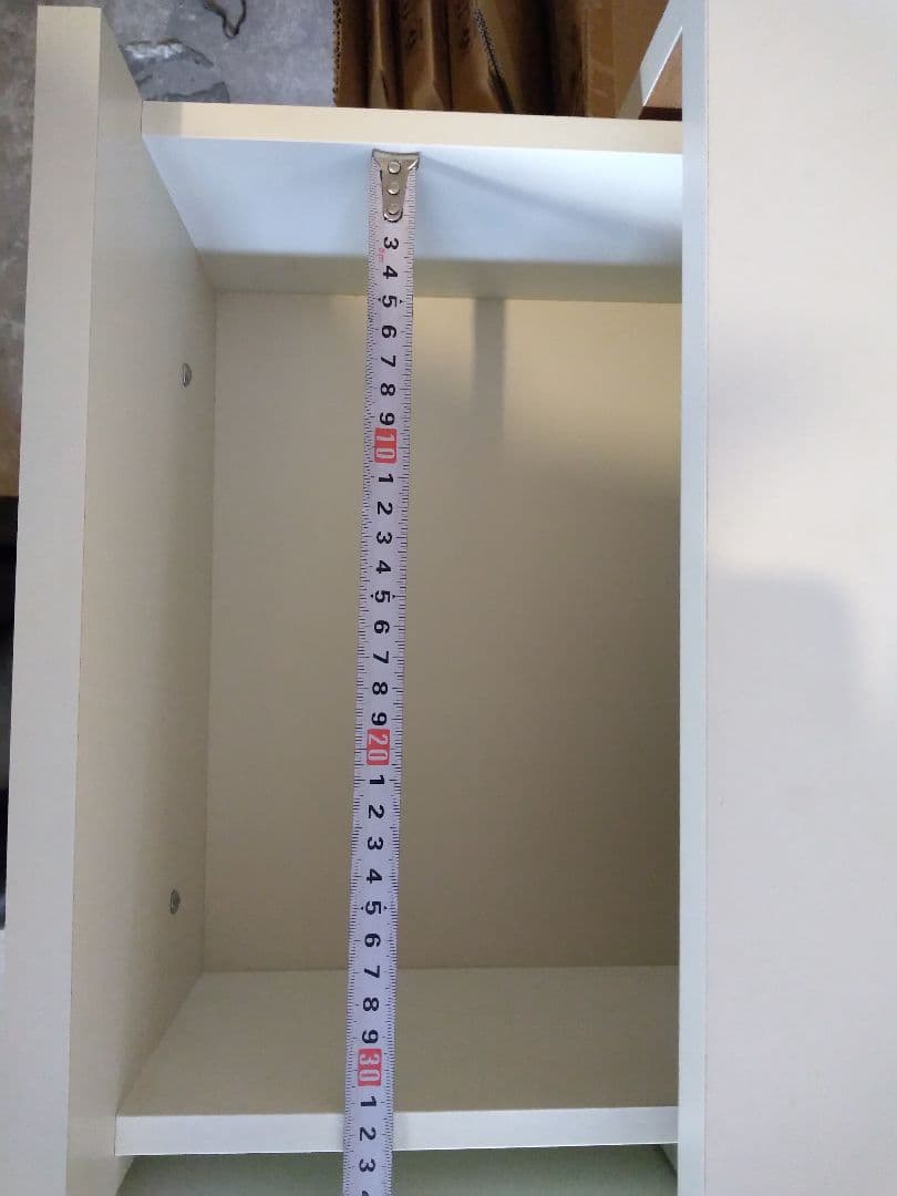 ホワイト 木製チェスト