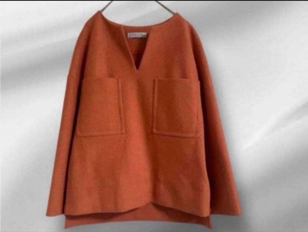 ADORE/アドーア/スキッパーブラウス/ウール　 /38/オーバーサイズ