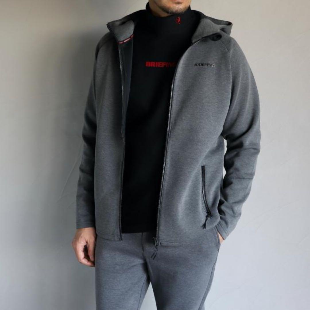お値下げ⭐︎BRIEFING GOLF フード付きジャケット グレー