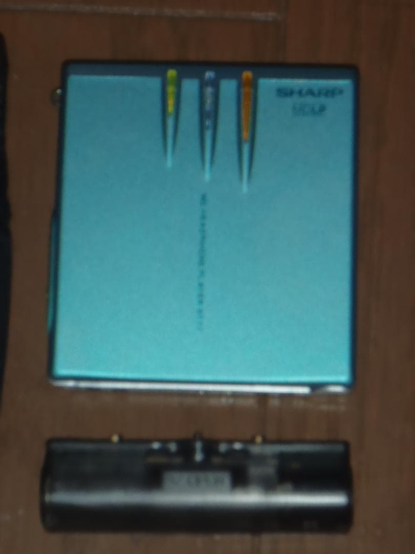 ポータブルMDプレーヤー　ＳＨＡＲＰ ＭＤ－ＳＴ７７ーＡ　動作確認済み