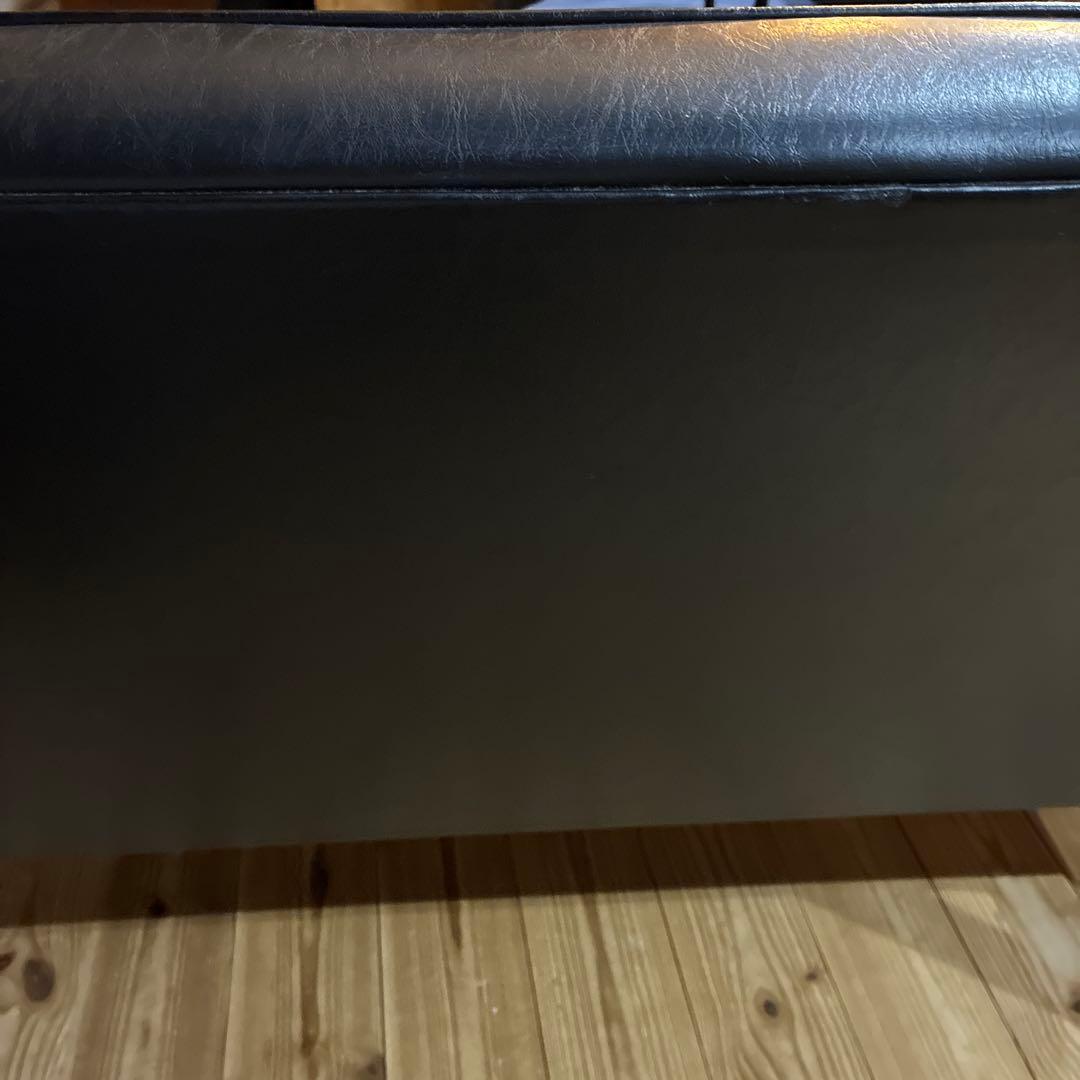 カリモク　2人掛けソファ　ブラック　FURNITURE